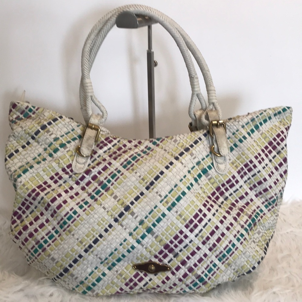 ELLIOT LUCCA leather shoulder hobo large bag